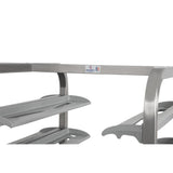 Matfer Bourgeat Stainless Steel 24-Shelf Cafeteria Trolley Grey