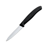 CX742 Victorinox Paring Knife Pointed Tip Black 8cm - JD Catering Equipments Ltd