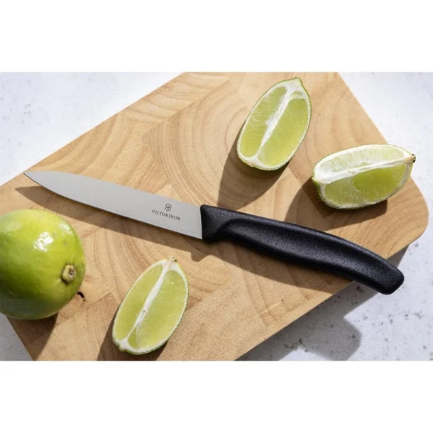 CX743 Victorinox Paring Knife Pointed Tip 10cm Black