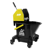 CX997 SYR TC20-R Kentucky Mop Bucket and Wringer 13L Yellow - JD Catering Equipments Ltd