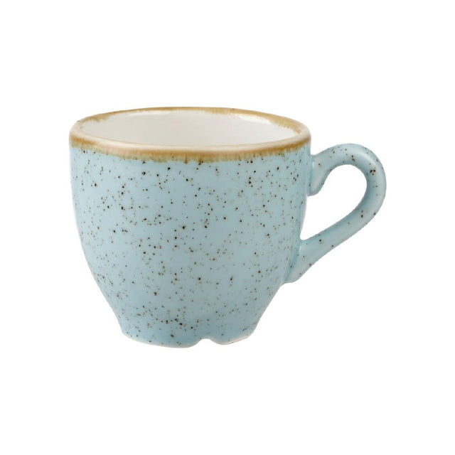 Churchill Stonecast Espresso Cups Duck Egg Blue 100ml (12 Pack)