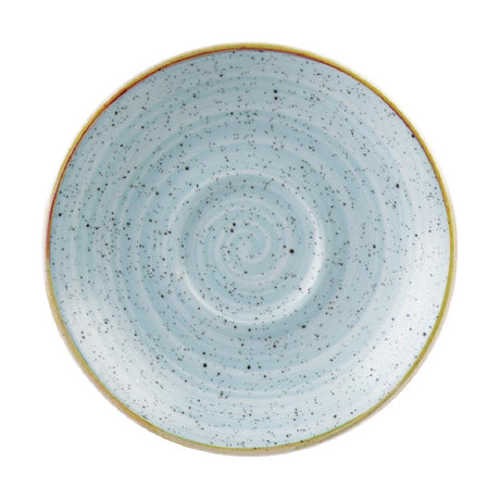 Churchill Stonecast Espresso Saucers Duck Egg Blue 118mm (12 Pack)