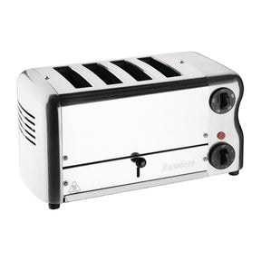 Rowlett Esprit 4 Slot Toaster Chrome with Duraheat Elements & Sandwich Cage