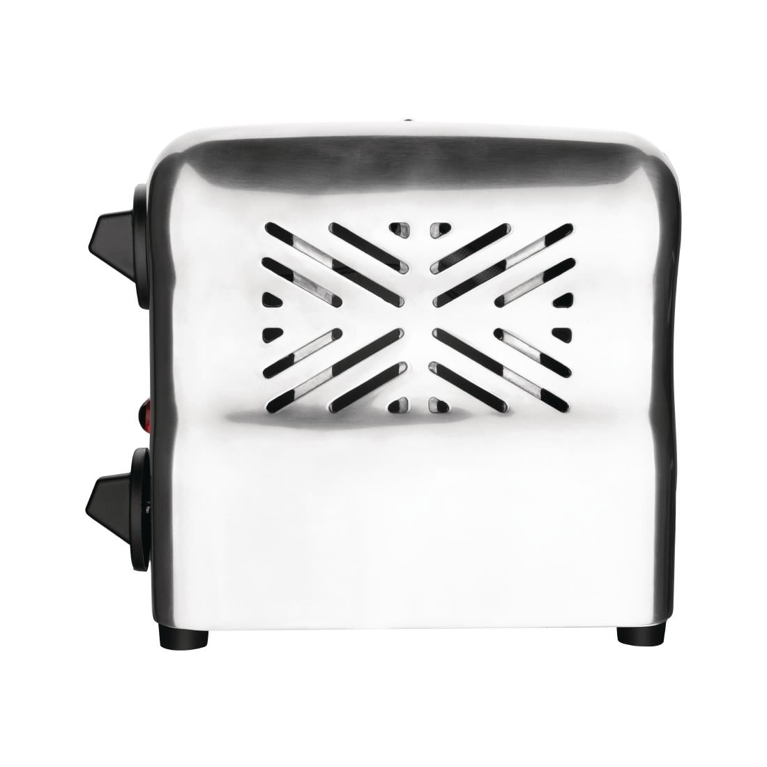 Rowlett Esprit 6 Slot Toaster with Sandwich Cages and Extra Duraheat Elements Chrome