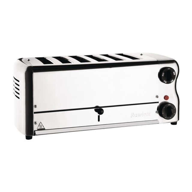 Rowlett Esprit 6 Slot Toaster with Sandwich Cages and Extra Duraheat Elements Chrome