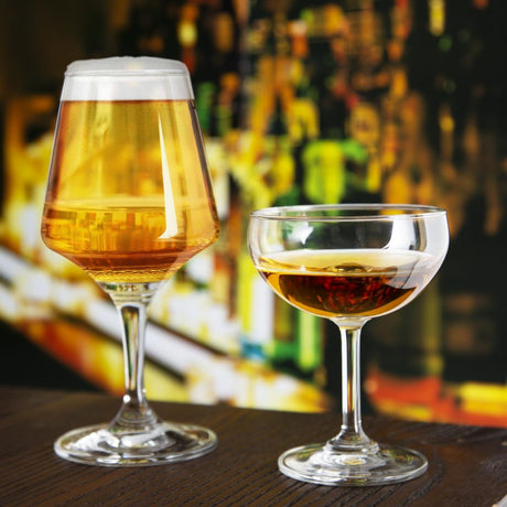 CZ007 Olympia Stemmed Beer Glasses 390ml (Pack of 6)