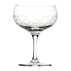 Utopia Raffles Diamond Coupe Glasses 160ml (6 Pack)
