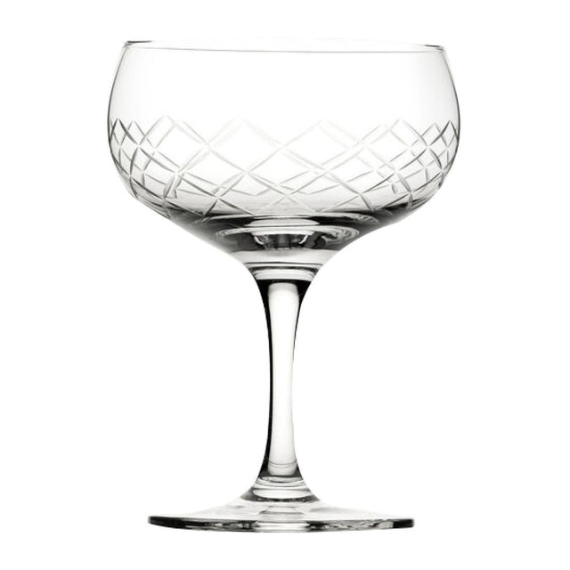 Utopia Raffles Diamond Coupe Glasses 160ml (6 Pack)