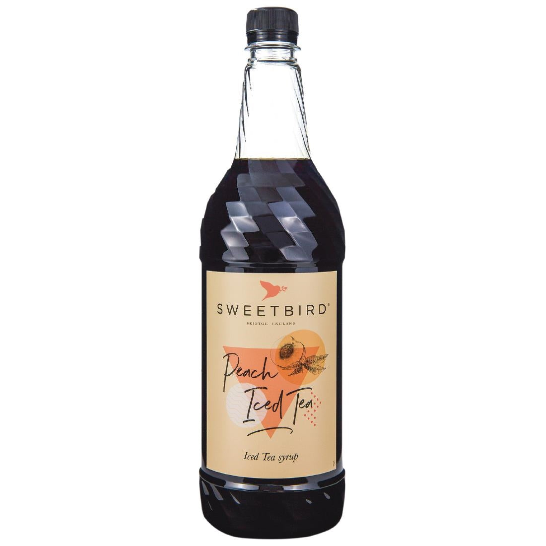 CZ270 Sweetbird Peach Iced Tea Syrup 1Ltr