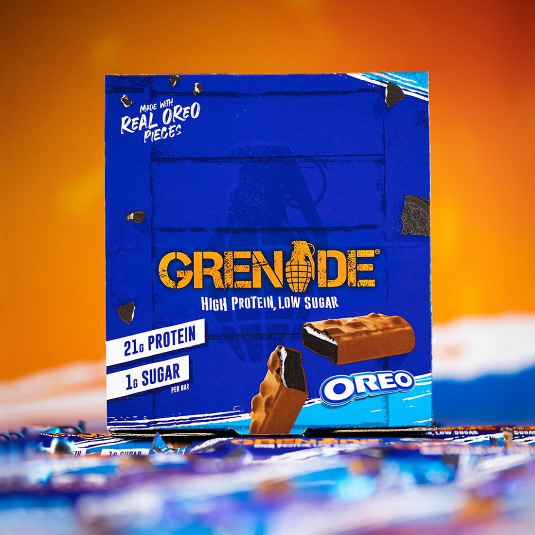 CZ775 Grenade Protein Bar Oreo 60g (Pack of 12)