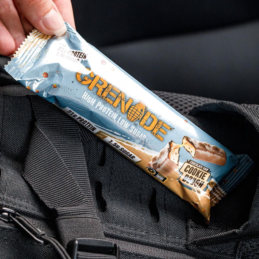 CZ776 Grenade Protein Bar Choc Chip Cookie Dough 60g (Pack of 12)