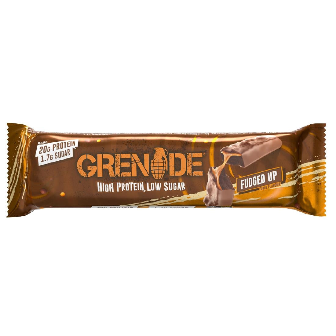 CZ777 Grenade Protein Bar Fudged Up 60g (Pack of 12)