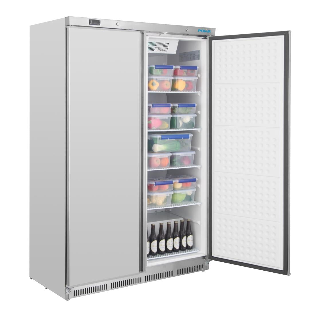 CZ783 Polar C-Series Double Door Fridge Stainless Steel