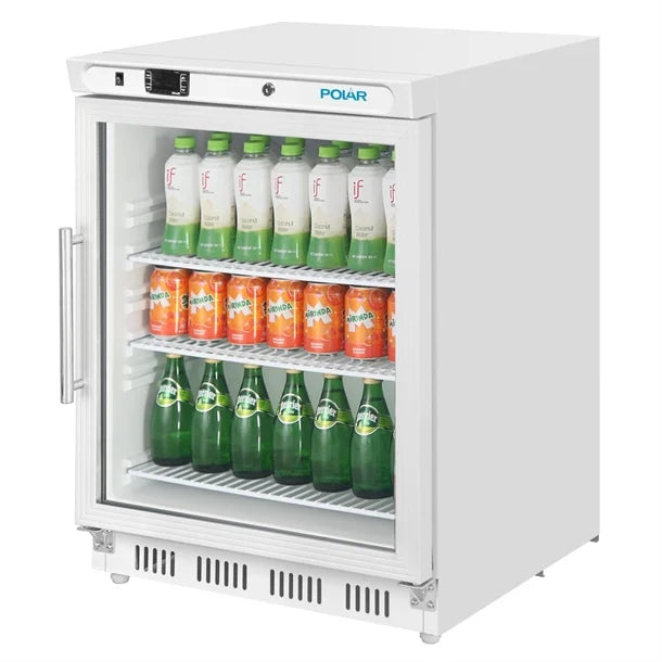 CZ785  Polar C-Series Under Counter Display Fridge 150Ltr White