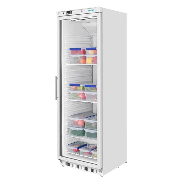 CZ786 Polar C-Series Upright Display Fridge White 400Ltr