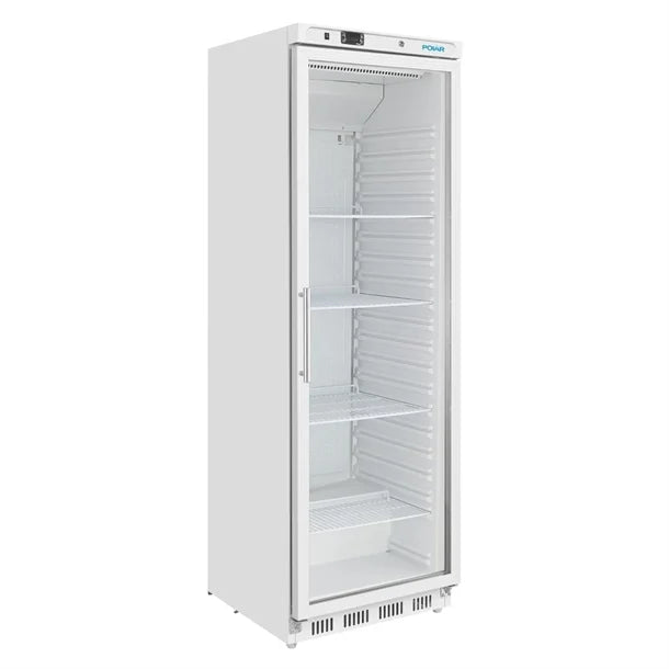 CZ786 Polar C-Series Upright Display Fridge White 400Ltr