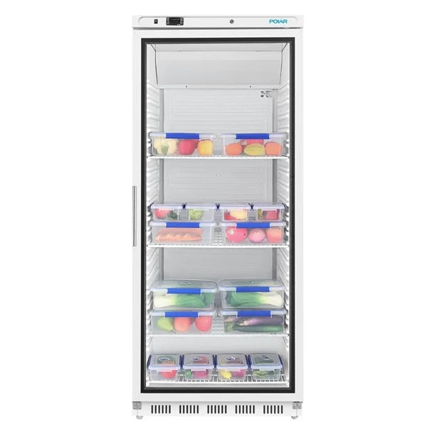 CZ787 Polar C-Series Upright Display Fridge White 600Ltr