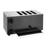 Rowlett Regent 4 Slot Toaster with Duraheat Elements Jet Black