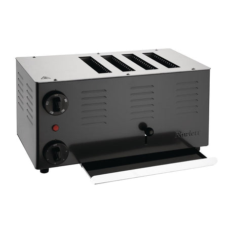 Rowlett Regent 4 Slot Toaster with Duraheat Elements Jet Black