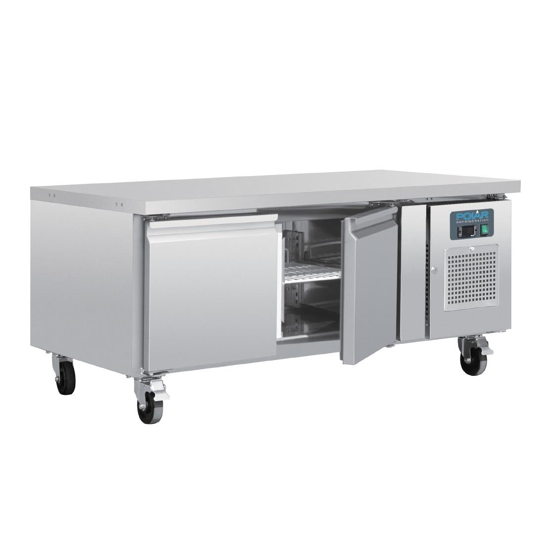 DA462 Polar U-Series Double Door Chef Base Fridge