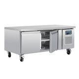 DA462 Polar U-Series Double Door Chef Base Fridge