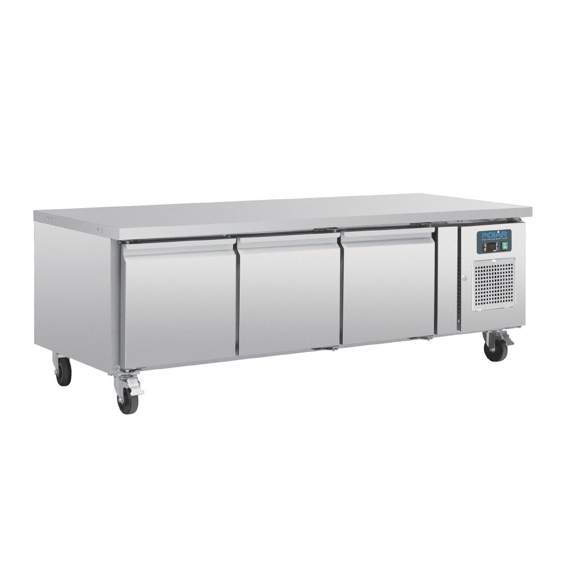 DA463 Polar U-Series Triple Door Chef Base Fridge