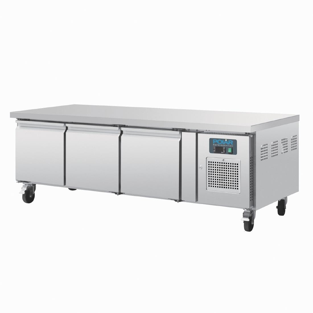 DA463 Polar U-Series Triple Door Chef Base Fridge