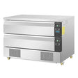 DA997 Polar U-Series Double Drawer Counter Fridge Freezer 6xGN - JD Catering Equipment Solutions Ltd