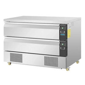 DA997 Polar U-Series Double Drawer Counter Fridge Freezer 6xGN - JD Catering Equipment Solutions Ltd