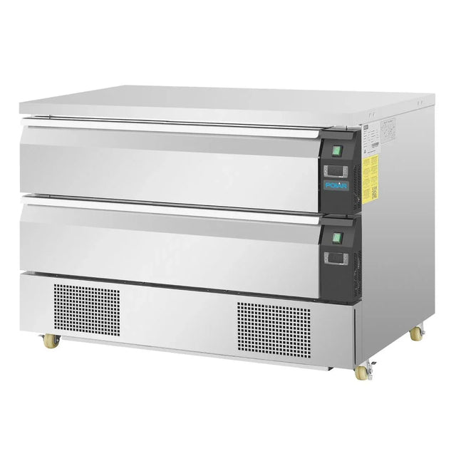 DA997 Polar U-Series Double Drawer Counter Fridge Freezer 6xGN - JD Catering Equipment Solutions Ltd