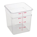 DB011 Cambro Square Polycarbonate Food Storage Container 7.6 Ltr (Pack of 6)