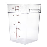 DB012 Cambro Square Polycarbonate Food Storage Container 20.8 Ltr (Pack of 6)