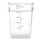 DB012 Cambro Square Polycarbonate Food Storage Container 20.8 Ltr (Pack of 6)