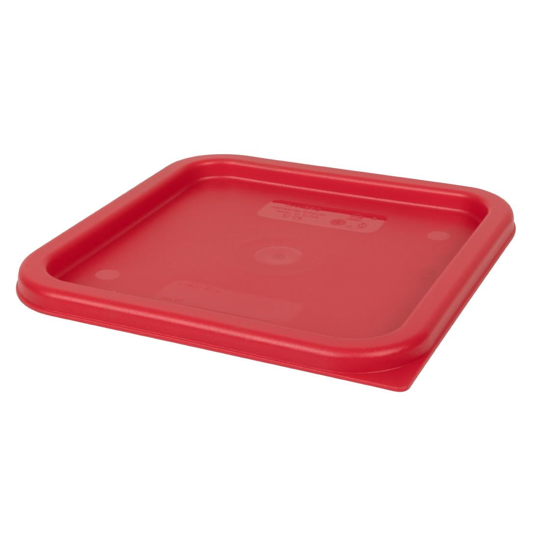 DB015 Cambro Camsquare Food Storage Container Lid Red