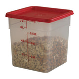 DB015 Cambro Camsquare Food Storage Container Lid Red