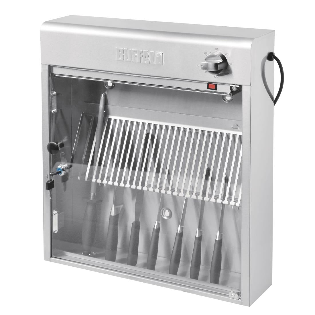 CJ306 Buffalo UV Knife Steriliser 14 Knife Capacity