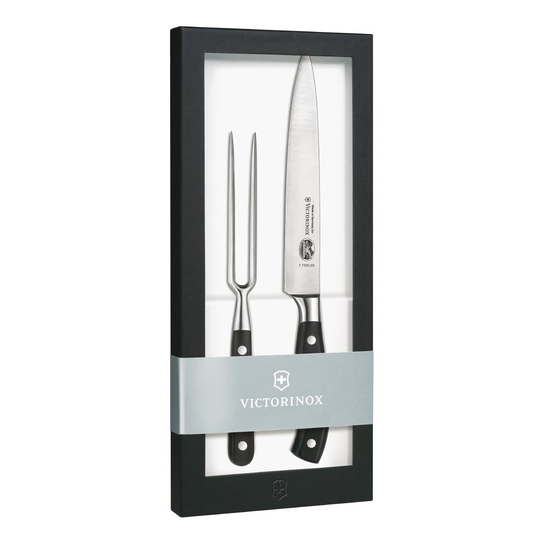 DC020 Victorinox Carving 2-Piece Knife and Fork Gift Set - DC020