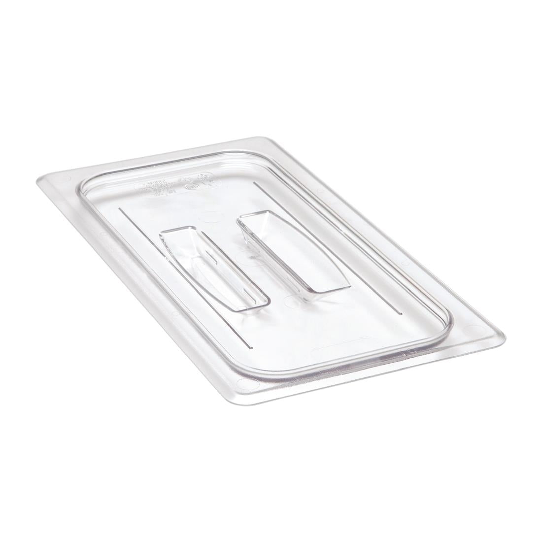 Cambro Camview BPA Free Gastronorm Food Tray Lid with Handle GN 1/3
