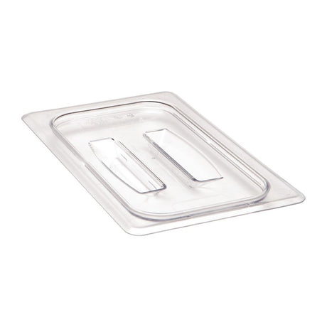 Cambro Camview BPA Free Gastronorm Food Tray Lid with Handle GN 1/4