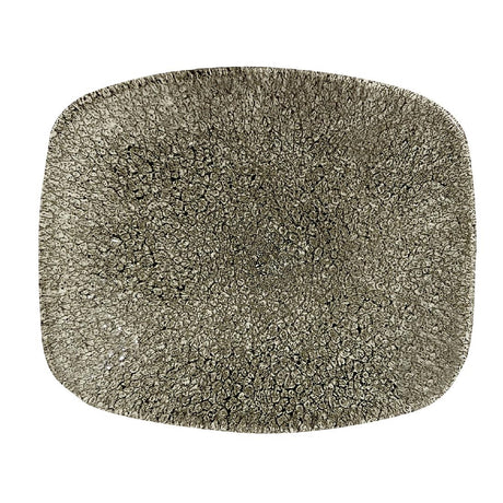 Churchill Studio Prints Raku Rectangular Plates Quartz Black 154mm (12 Pack)