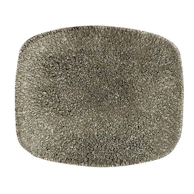 Churchill Studio Prints Raku Rectangular Plates Quartz Black 154mm (12 Pack)