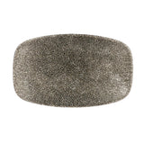 Churchill Studio Prints Raku Rectangular Plates Quartz Black 200mm (12 Pack)
