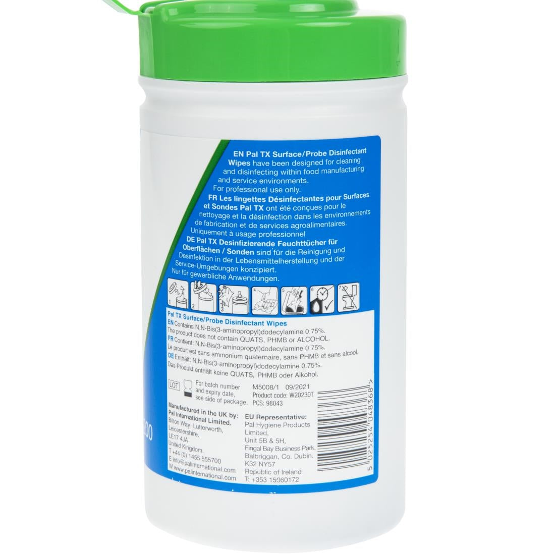 DF107 Pal TX Disinfectant Probe Wipes (Pack of 10 x 200)