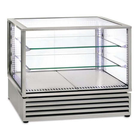 DF474 Roller Grill Countertop Display Fridge 2/1GN Stainless Steel CD800 I