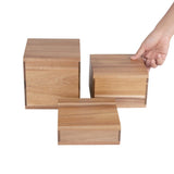 DF875 Olympia Acacia Riser Blocks 50/100/150(H)mm (Set of 3)