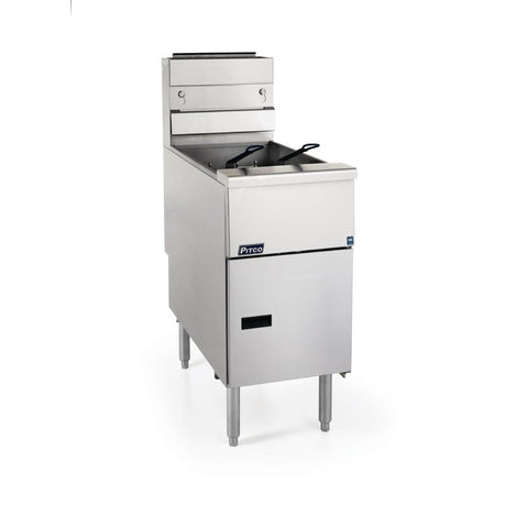 DG160-N Pitco Single Tank Gas Fryer VF35 DG160 Natural Gas