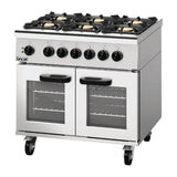 Lincat Phoenix Propane Gas Dual Fuel Oven Range 6 Burners PHDR01/P