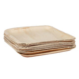 HT875 Fiesta Compostable Palm Leaf Plates Square 250mm (Pack of 100)