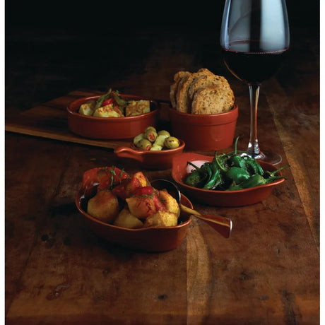 CD740 Olympia Rustic Mediterranean Dish (Pack of 6) - JD Catering Equipment Solutions Ltd