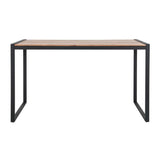 DK905 Bolero Steel and Acacia Industrial Bar Table 1800x900mm